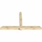 Ekena Millwork Eugene Rough Sawn Timber Gable Bracket, Douglas Fir, 96"W x 56"H x 6"D x 6"F, 14/12 Pitch GBW096X56X0606EUG00RDF - alternate 2